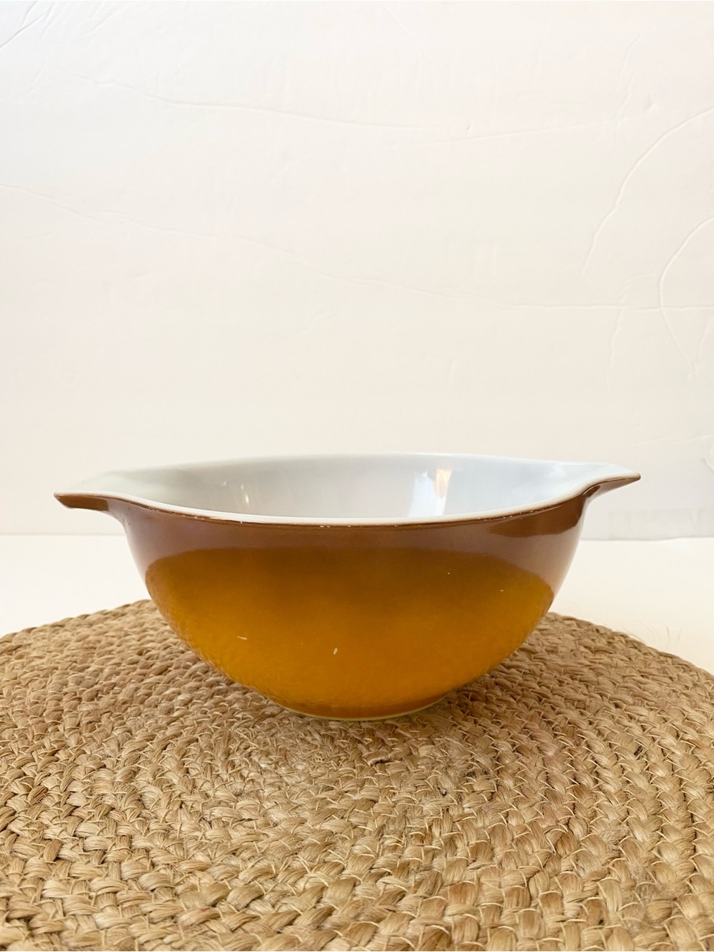 vintage PYREX Cinderella Mixing Bowl 442 1.5 Qt - Old Orchard - Picture 5 of 8